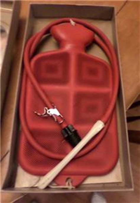 Vintage Davol Paris Fountain Syringe Rubber Hot Water Bottle Douche Enema EBay