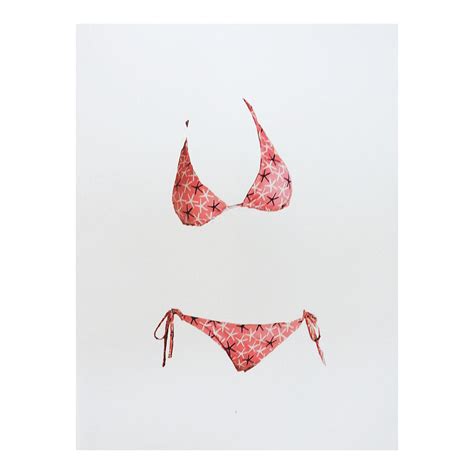 Contemporary Pop Art Pink Bikini Swimsuit Print Chairish