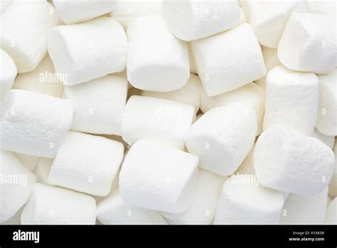 Background Of Plenty Of White Marshmallow Stock Photo Alamy