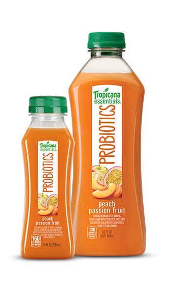 Tropicana Probiotics Peach Passion Fruit Reviews 2020