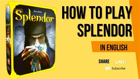 How To Play Splendor Board Game Splendor Board Game Rules Gamesquad83