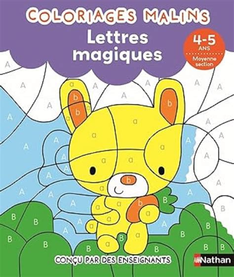 Lettres Magiques MS Coloriages Malins Amazon Br