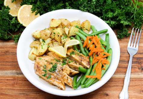 Lemon Herb Chicken With Potatoes And Green Beans Mqt Nutrition