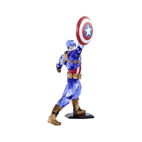 Swarovski Marvel Captain America Figure Crystal Classics