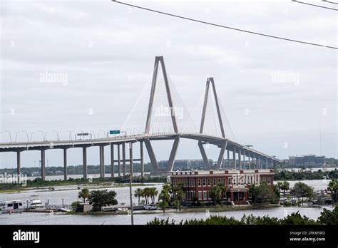 The Arthur Ravenel Jr Bridge A Cable Stayed Bridge Over The Cooper