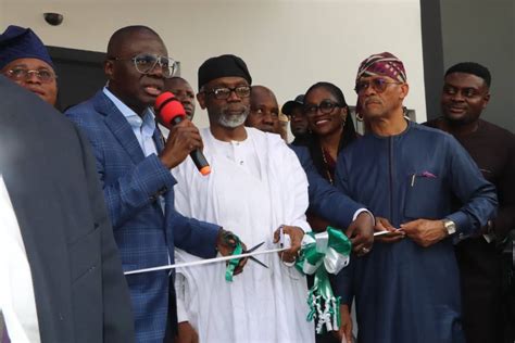 Governor Sanwo Olu Unveils 80 Bed Femi Gbajabiamila General Hospital In