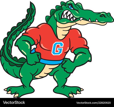 Gator Logo Mascot Royalty Free Vector Image Vectorstock