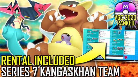 SERIES 7 KANGASKHAN TEAM VGC 2021 Pokémon Sword Shield