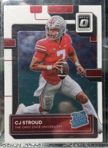 Cj Stroud Rookie Panini Donruss Optic Rated Rookie Houston