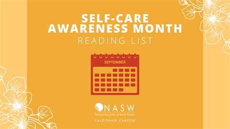 Self-Care Awareness Month Reading List · NASWCANEWS.ORG