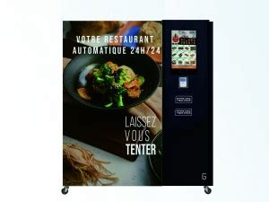 Distributeur automatique de plats cuisinés frais et chauds 24 24