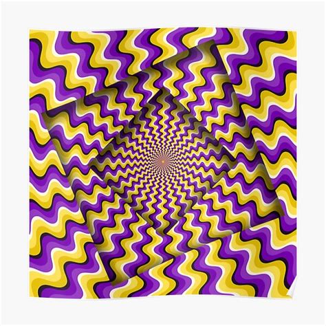 Physiological Optical Illusions Poster For Sale By Designliterally