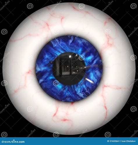 Creepy Human Eyeball Stock Images Image 3165564