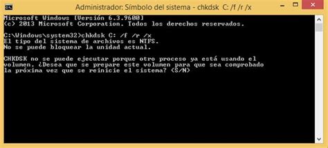 Verifique Los Errores De Disco Con Chkdsk Escanear Disco En Windows