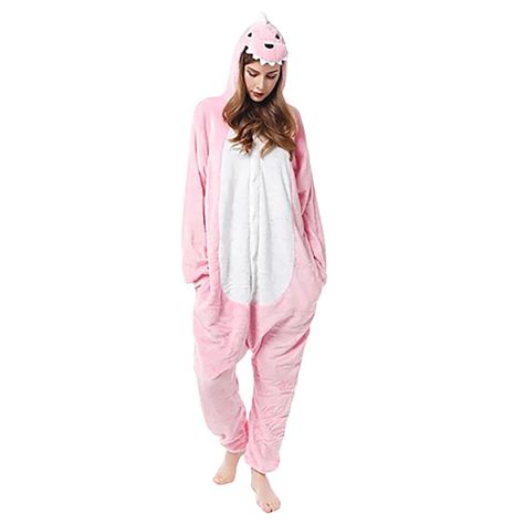 Adult Onesie Pajamas For Women Flannel Cute Printed Warm One Piece ...