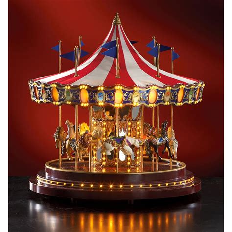 Gold Label® 75th Anniversary Musical Carousel 187611 Seasonal Ts