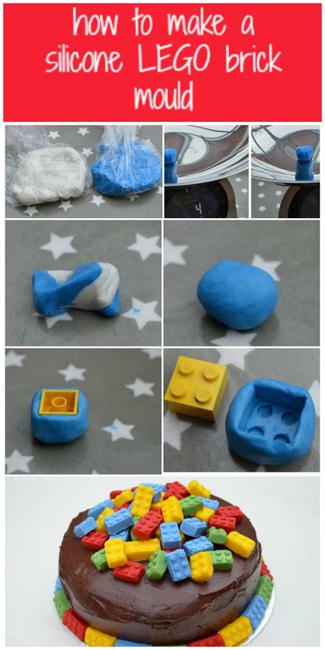 How To Make A Lego Brick Mould From Silicone And Make Fondant Icing