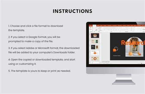 Research Template in PowerPoint, PDF, Google Slides, Apple Keynote ...