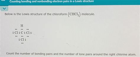 Counting Bonding And Nonbonding Electron Pairs In A Lewis Structure Below Is The Lewis St