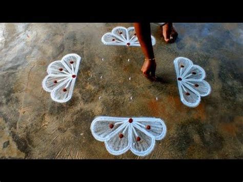 Vaigasi Madham Poo Kolam Easy Beginners Traditional Kolam Super