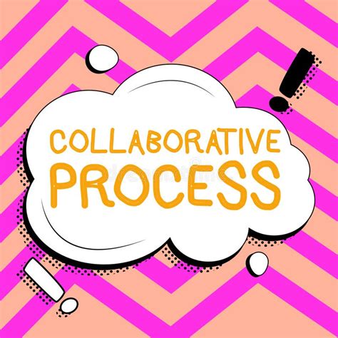 Texte Montrant Le Processus Collaboratif Inspiration Concept Internet