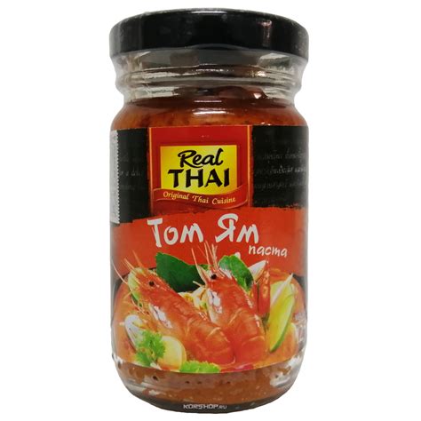 Паста Том Ям, REAL THAI, 125 г. в Калининграде | «100% БИО»