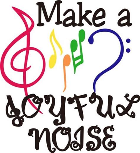 Make A Joyful Noise SVG File Print Art SVG And Print Art At