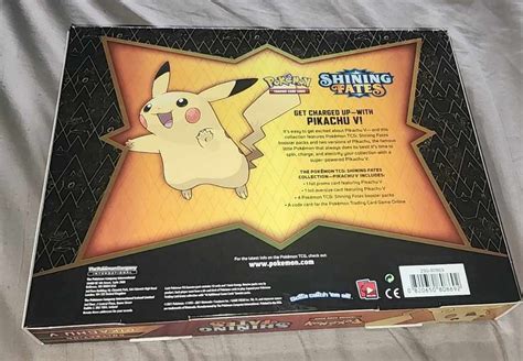 Pokemon Tcg Shining Fates Pikachu V Box On Carousell