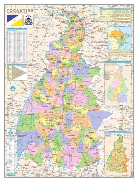 Tocantins Mapa Do Brasil - 8