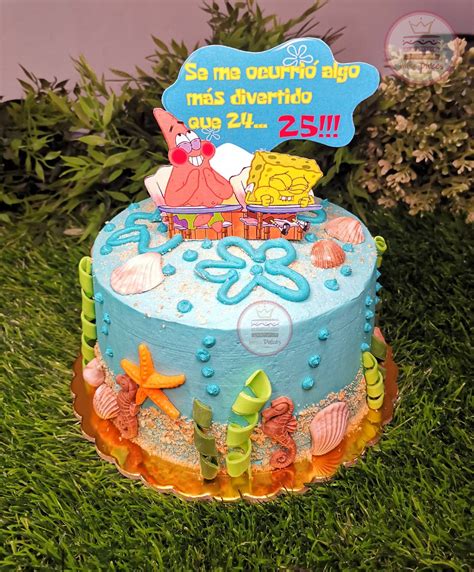 Descubrir 89 imagen pastel de cumpleaños bob esponja Abzlocal mx