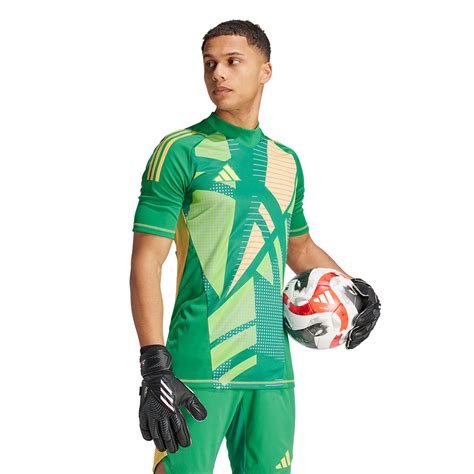 Is5349 Adidas Tiro 24 Pro Short Sleeve Goalkeeper Jersey Green Just