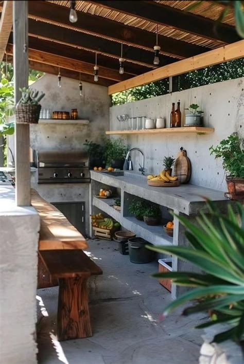 Pin By Heather J Berg On Casita In Modern Outdoor Kitchen Diy