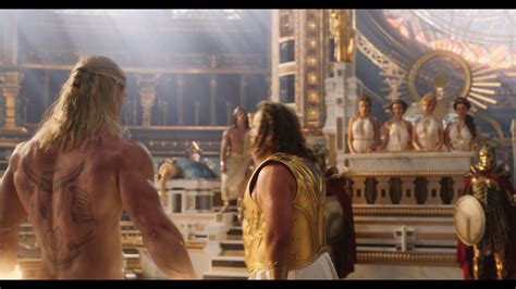 Auscaps Chris Hemsworth Nude In Thor Love And Thunder