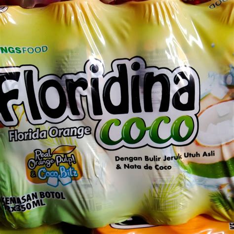 Floridina Orange Coco Minuman Rasa Jeruk Kelapa 350 Ml Kemasan Pack