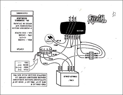 Ceiling Fan 3-wire Capacitor Wiring Diagram