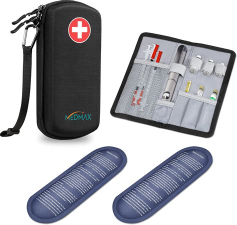 Medmax Estuche De Viaje Para Enfriador De Insulina Hard Shell Con