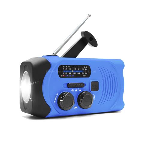 Outdoor Multifunction Solar Radio Am Fm Hand Crank Portable Radio Fm