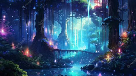 Premium Photo | Fairy Forest Drawing Generative AI