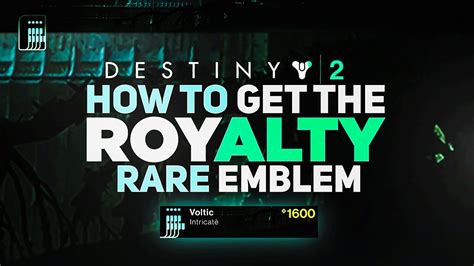 Royalty Emblem Free Raid Emblem Destiny 2 Season Of The Plunder