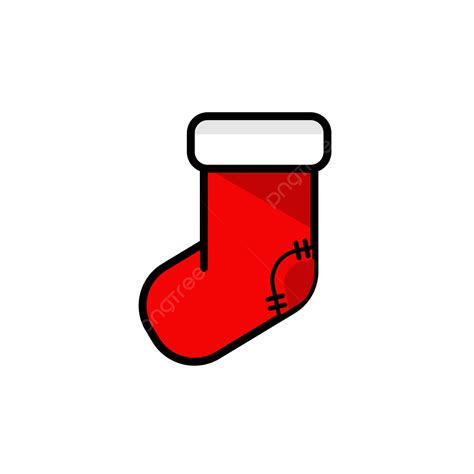 Santa Socks Clipart Hd Png Christmas Sock Santa Stocking Icon Logo Png