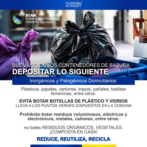 Uso Correcto De Los Contenedores De Basura 𝗠𝗨𝗡𝗜𝗧𝗘𝗢𝗗𝗢𝗥𝗢