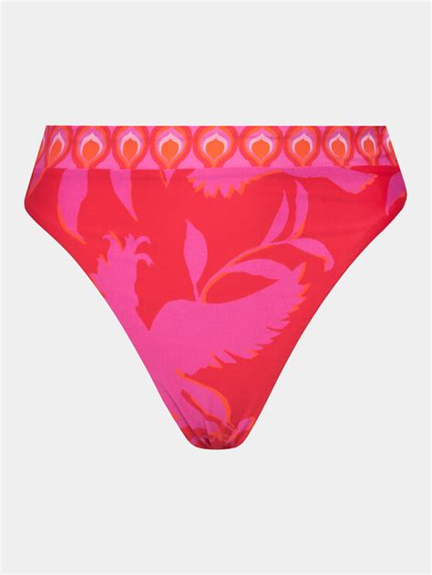 Seafolly Dół od bikini Birds Of Paradise 40735 103 Kolorowy Modivo pl