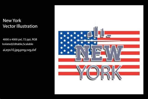 New York City Sign Vector Graphic by Karya Langit · Creative Fabrica