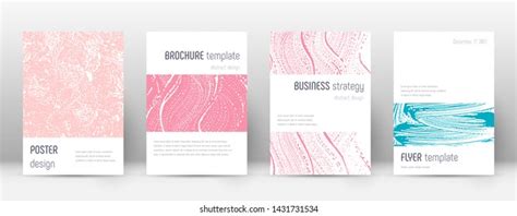 Cover Page Design Template Minimalistic Brochure Stock Vector (Royalty ...