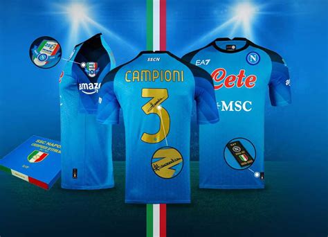 Ssc Napoli 2023 Ea7 Home Campioni Shirt Football Shirt Culture