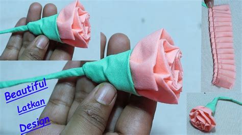 Easy Latken Making Tutorial How To Make Fabric Flower Latkan