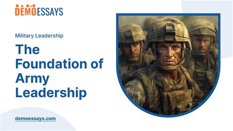 The Foundation Of Army Leadership Essay Example YouTube