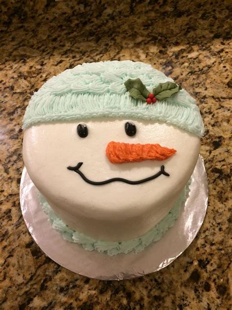 Snowman Cake Decorated Cake By Theresa CakesDecor