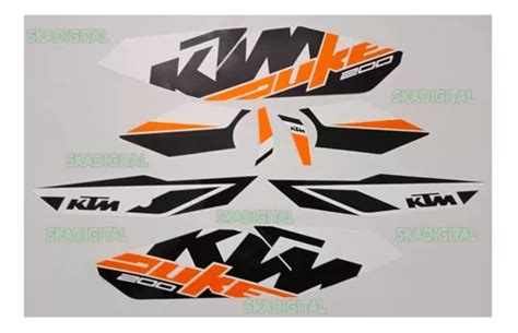 Kit Completo De Calcoman As Ktm Duke Cuotas Sin Inter S