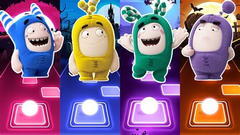 Blue Oddbods Vs Yellow Oddbods Vs Green Oddbods Vs Purple Oddbods